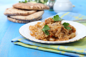Stewed cabbage
