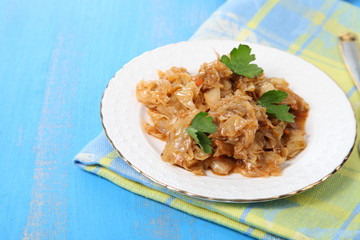 Stewed cabbage