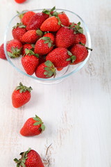 Ripe strawberries