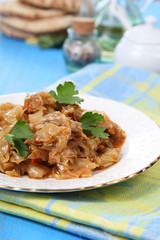 Stewed cabbage