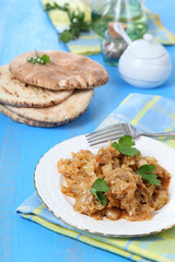 Stewed cabbage