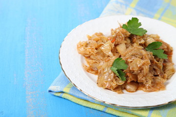 Stewed cabbage