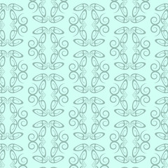 seamless pattern lines curve vector background