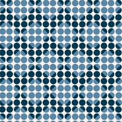 Seamless pattern blue geometric vector background