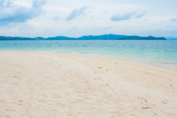 beautiful beach in Naka Noi Island, Phuket