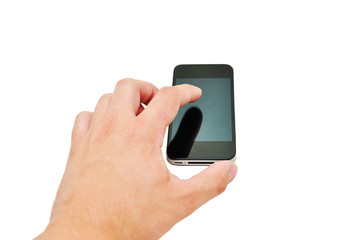 Hand with phone