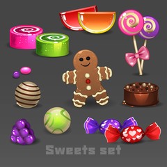 Obraz premium Sweets set