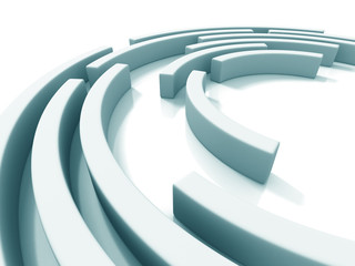 Abstract White Spiral Design Background