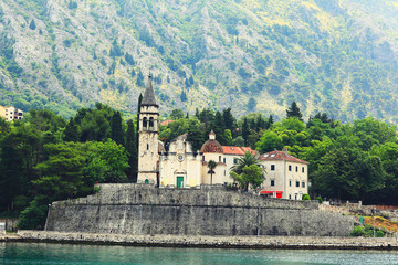 Fototapeta premium landscape sea bay island city in Europe