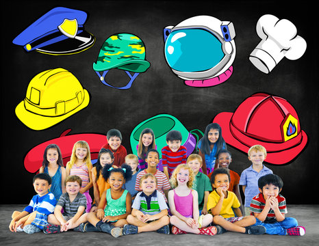 Hat Occupation Dream Job Goal Expertise Concept