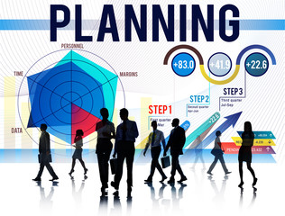 Business Planning Data Analysis Strategy Concept