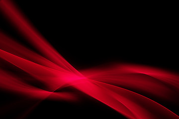 Modern Red Light Abstract Waves Background