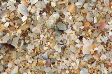 background texture of pebble stone beach