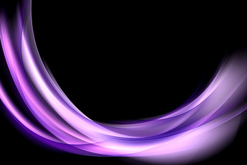 Design Purple Light Abstract Waves Background - obrazy, fototapety, plakaty