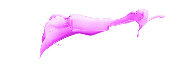 isolated pink splash