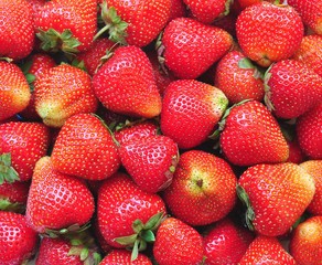 Fresh strawberry background