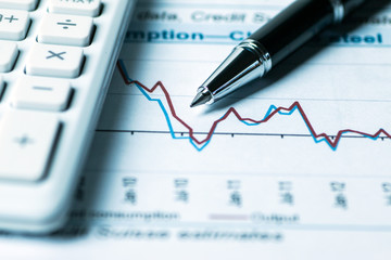 financial analysis concept