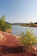 Obraz premium lac salagou, languedoc, france