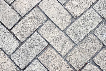 Close up pavement block texture background