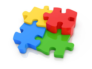 Obraz premium Colorful puzzle