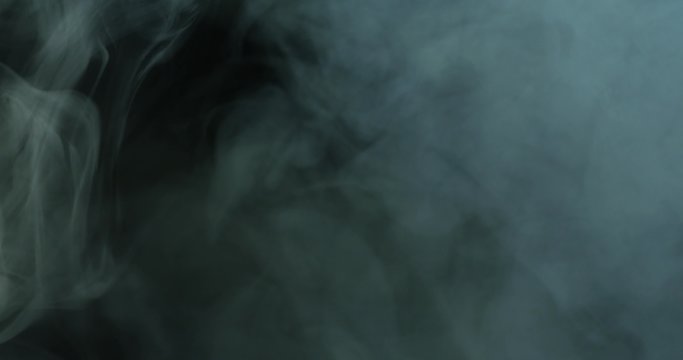 Smock on the black background for vfx