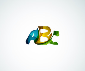 Abc company logo. Vector illustration.