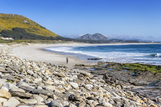 Larinho beach in Carnota