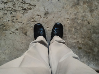 The shoe for working man