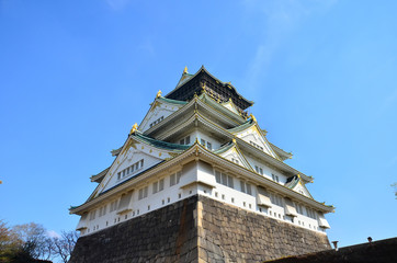 osaka castle in osaka