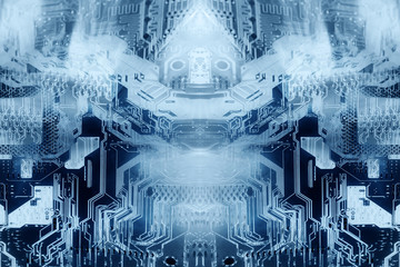 Computer chip background