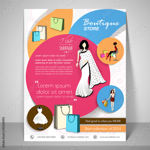 Boutique Flyer Template Free Kabap Refinedtraveler Co
