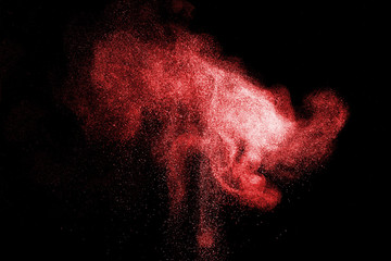Abstract design of  powder cloud