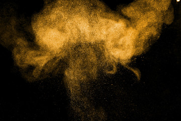 Abstract design of  powder cloud