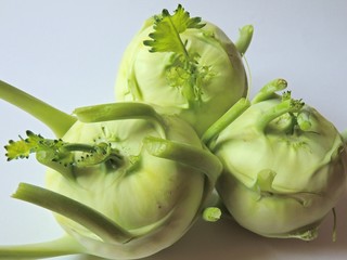 frische  Kohlrabi