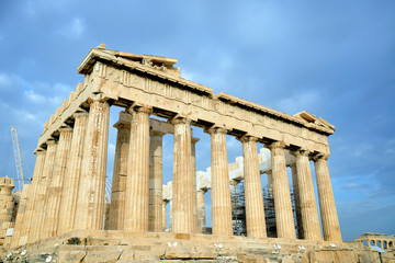 Obraz premium Parthenon on the Acropolis in Athens
