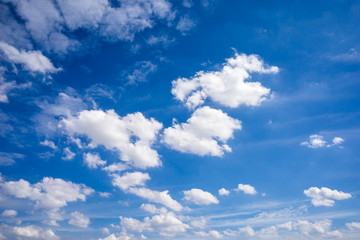 Beautiful clouds and blue sky