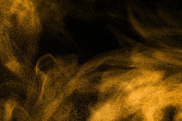 Abstract design of  powder cloud