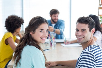 business people during a meeting 