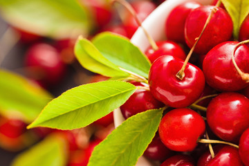 Ripe cherries 