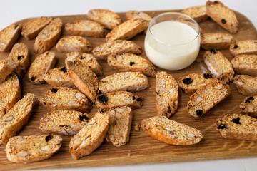 Biscotti and milk