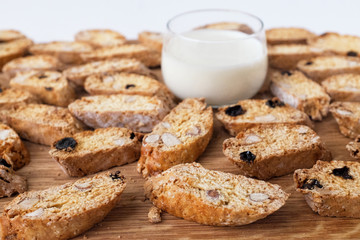 Biscotti and milk
