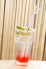 cocktail with mint