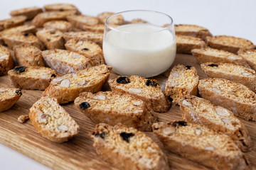 Biscotti and milk
