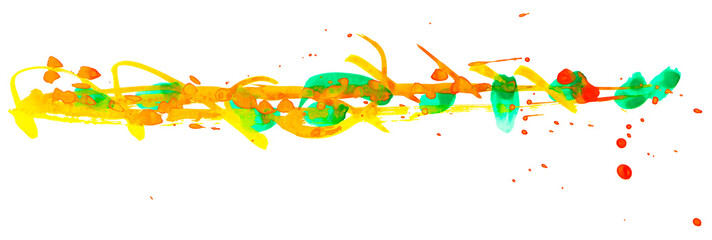 Naklejka premium Colour splash