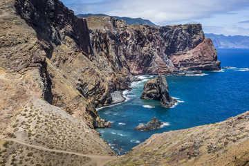 Ponta de Sao Lourenco, the eastern part of Madeira Island, Portu