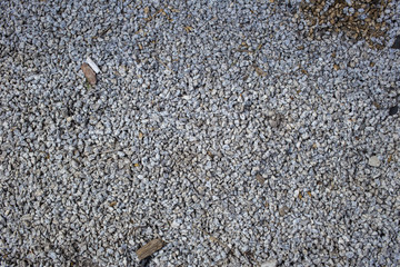 rubble on the white background