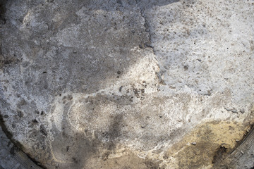 
concrete on the white background