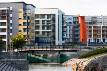 Uutela Canal in Eastern Helsinki
