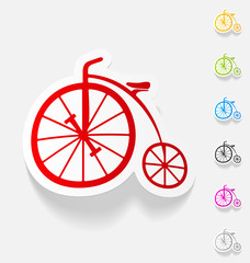 realistic design element. bicycle