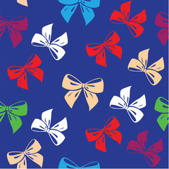 Fototapeta premium bows pattern background